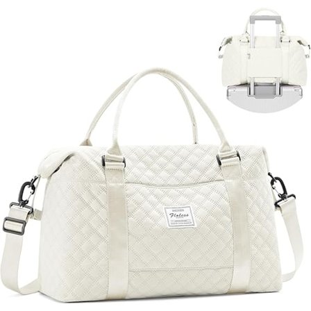 Weekendtaske til kvinder med toilettasker, rejse-duffelbag med våde lommer og klapvognsbetræk, overnatningstaske, sportstaske