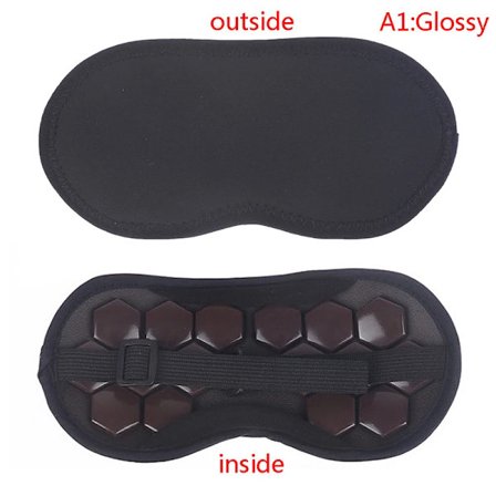 Turmalin Heksagonal Germanium Stein Øyemaske Øyemassasje Skyggedeksel