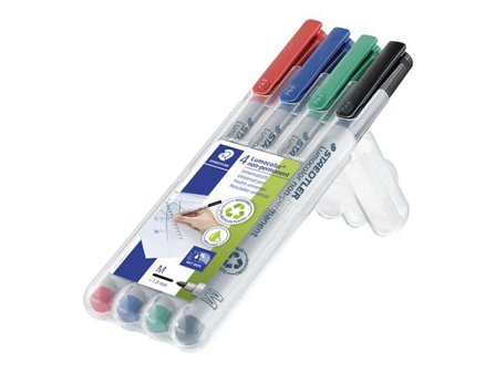 STAEDTLER Lumocolor Universalpenna M VL 4/fp - Lyreco - Kontorsmaterial - Pennor - Overheadpennor