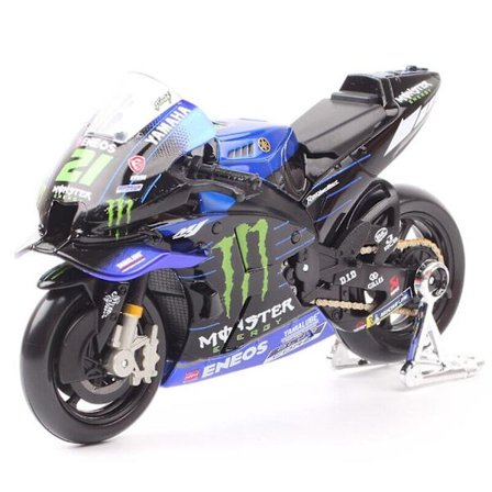 Yamaha M1 YZR Diecast Modell 1:18 skala Franco Morbidelli