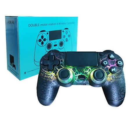 2025 Officiel Sony Playstation PS4 DualShock 4 V2 Trådløs Controller - Sort