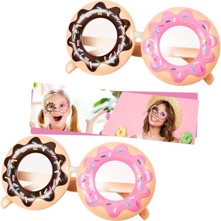 2 stk Donut Briller Donut Kostyme Briller Nyhet Fest Donut