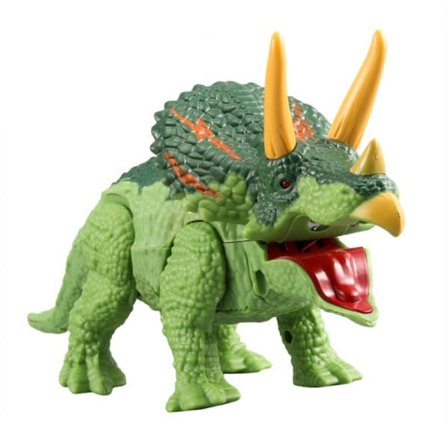 Pojkar Dinosaurie Leksaker Elektrisk Spray Dragon Lighting Walking Barn Djur Triceratops Djur Modell