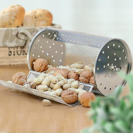 Kurv, Grillristnings tromle i rustfrit stål, Ovnkurv Air Fryer