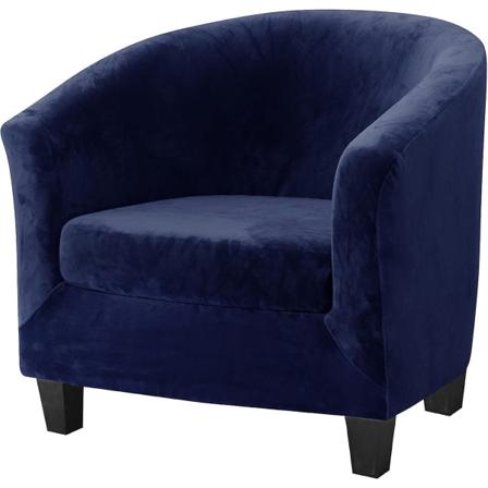 Piece-tuolin päälliset, päivitetyt 2 in 1 -malli Stretch Velvet -nojatuoliin, cover, liukumattomat Club Bucket -tuolit, sohvan päälliset (