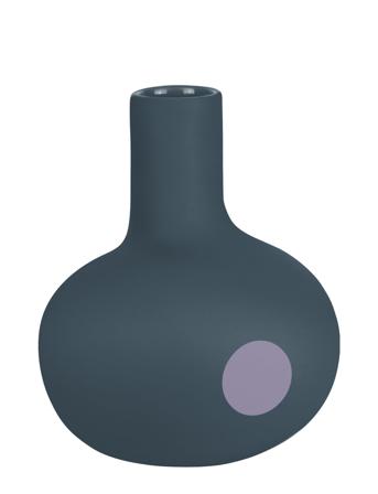 Dot Vase Small Long Neck Home Decoration Vases Blå Mette Ditmer