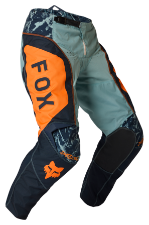 Pantaloni Motocross FOX 180 Image Imprimeu albastru arctic 38