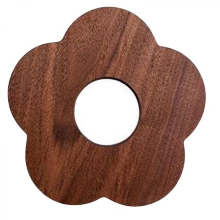 2PCS 4" Underlägg för drycker, återanvändbar underläggsset blomma Sha