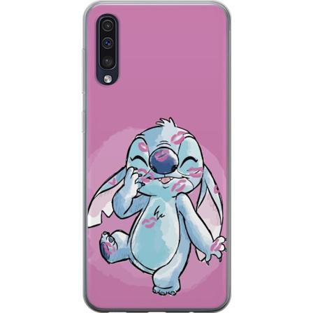 Samsung Galaxy A50 Genomskinligt Skal Stitch Puss