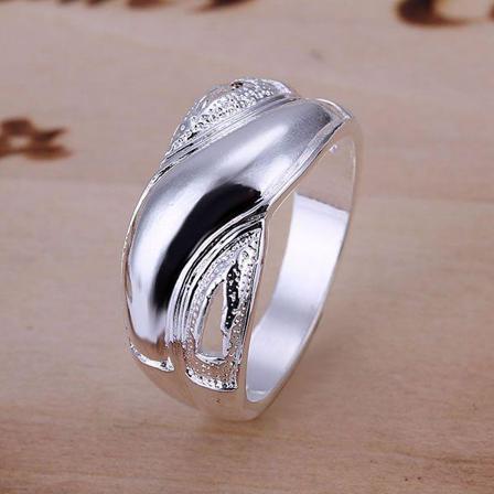 Silver Ring I Fint Mönster - Vacker & Elegant - Stl 18,2 Silver