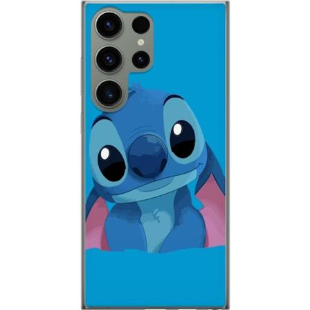 Samsung Galaxy S23 Ultra Läpinäkyvä kuori Stitch Sininen