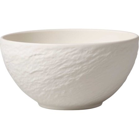 Villeroy & boch Manufacture Rock Blanc Skål' - 'Råhvit