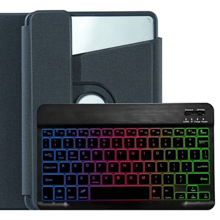 Roterande Bluetooth-tangentbordsfodral för Samsung Tab S7/S8 11 tum