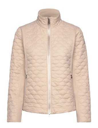 Quilt Padded Jacket Cream Daily Sports