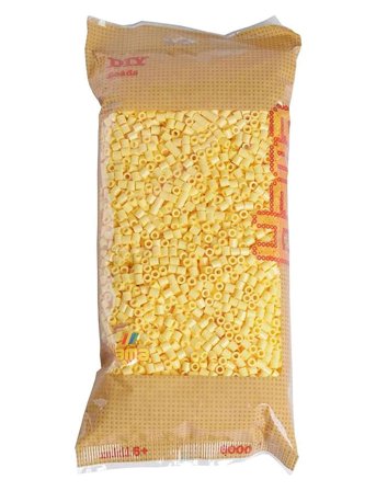 Hama Midi Beads 6000 Pcs Light Yellow Toys Creativity Drawing & Crafts Craft Pearls Multi/patterned Hama