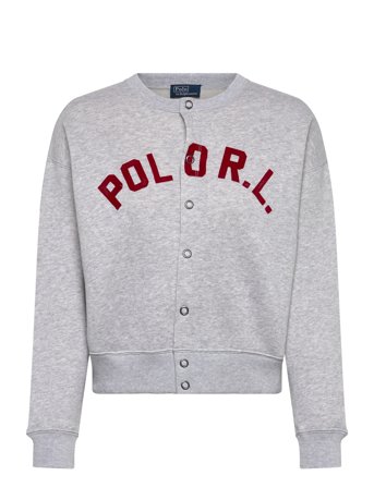 Polo Ralph Lauren Logo Fleece Cardigan - Grey - M