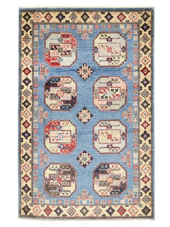 Handgeknoopt Kazak Fine Vloerkleed 102X154