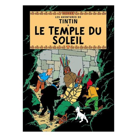Poster - Tintin Le Temple du Soleil - Solens tempel