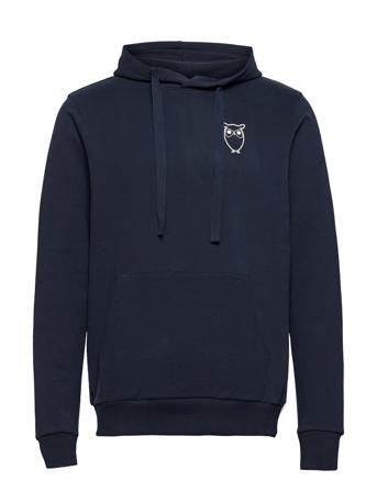 Elm Owl Hood Sweat - Gots/Vegan Blue Knowledge Cotton Apparel