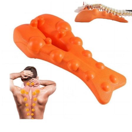 Relief Ridge Nakke- og Skuldersmerte Lindring, Med 14 Massagepunkter, shiatsu