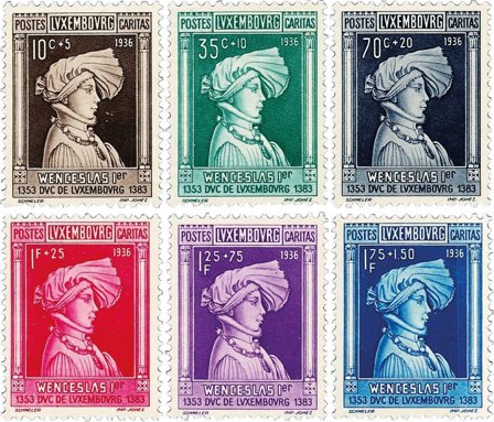 Luxembourg 1936 - Ubrugt - MICHEL 296-301