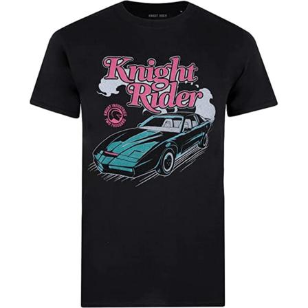 Knight Rider Smoke T-shirt För Män L Svart
