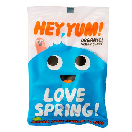 Hey Yum! Love Spring Ø 100 g, Helse & Madvarer, Snacks, Lakrids & Vingummi