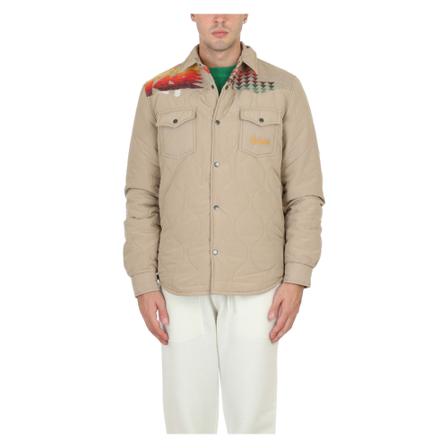 MC2 Saint Barth, Light Jackets Beige, Heren, Maat:M