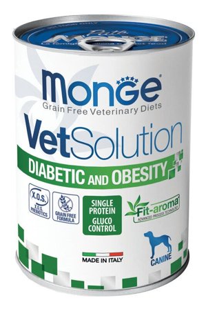 Monge VetSolution Diabetic And Obesity Canine Lattina 400g