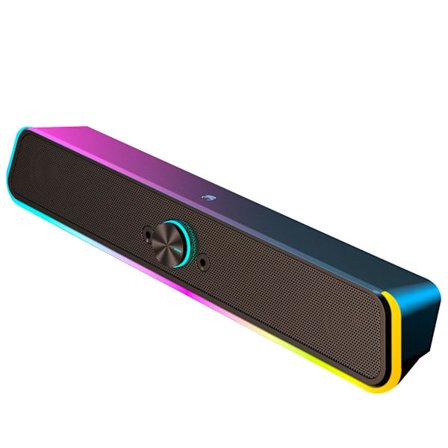 Datorhögtalare Skrivbord Lång Bas RGB Kan Anslutas Till Mikrofon Headset Spel Dator Ljudkabel
