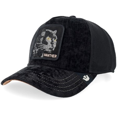Goorin - Iced Panther Void A-frame Trucker Trucker Black Cap - @ Hatstore