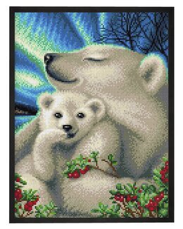 Diamond painting Eisbären