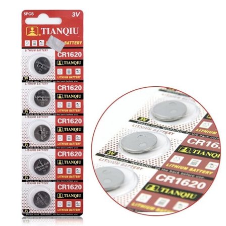 Alkalisk Knappcellbatteri CR1620 Storpack