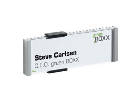 Durable INFORMATIONSSKYLT skylthållare, väggmonterbar, aluminium och akryl, 149 x 52,5 mm, silver - Lyreco - Kontorsmöbler och inredning - Tavlor 