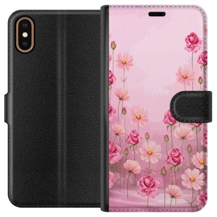 Yhteensopiva Lompakkokotelo Apple iPhone X Petal Reverie Soft Blush