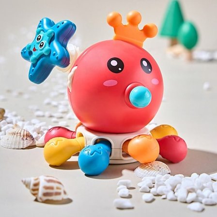 Octopus Press Toys Fidget Sensory Toys RÖD