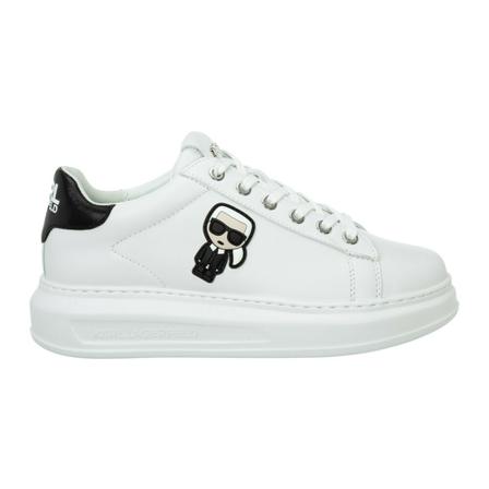 Karl Lagerfeld women's Schoenen leather trainers sneakers K/Ikonik Kapri , Wit , Dames , Maat: 39 EU