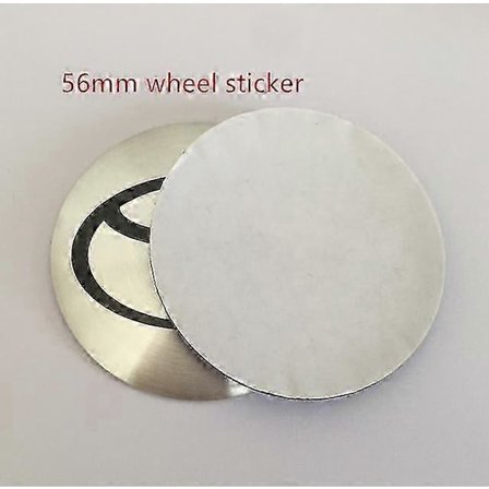Nya 4st 56mm 60mm 65mm För Toyota Bil Hjulnav Center Kåpa Märke Skydd Emblem Klistermärke Styling Tillbehör