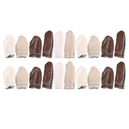 20 kpl nahkainen sormisuojat sormensuojat käytännöllinen sormensuoja