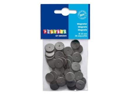 PLAYBOX Magneter ø15 mm 36/fp - Lyreco - Skola och förskola - Hobbymaterial - Magneter