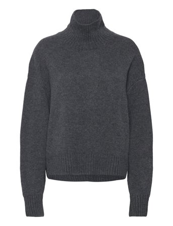 Kendra - Soft Lamb Tops Knitwear Turtleneck Grey Day Birger Et Mikkelsen