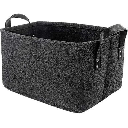 Suuri Huopa Säilytyskori Avoin Kangasastiat Taitettava Järjestäjälaatikko Kahvoilla Vaatekaappiin, Vaatteille, Leikkikaluille, Kirjoille