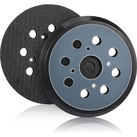 2 Pakk Udskiftning 5" 8 Hulls Orbitalsliber Puder Passer til Milwaukee 51-36-7090, 51-36-7100