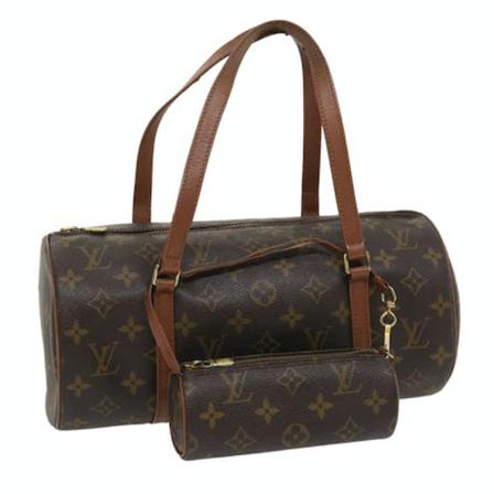 Louis Vuitton Vintage pre-owned Canvas Papillon , Bruin , Dames , Maat: ONE Size Vintage Tassen