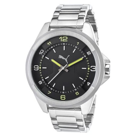 Ur - PUMA - PU103511001 - Kvarts - Analog - Sort Stål