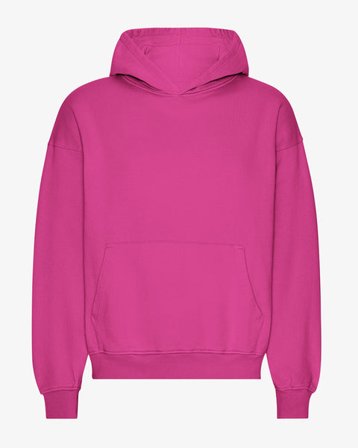 Organic Oversized Hood - Magenta Blaze - Male - 2XL - Sustainable material - Ethical production