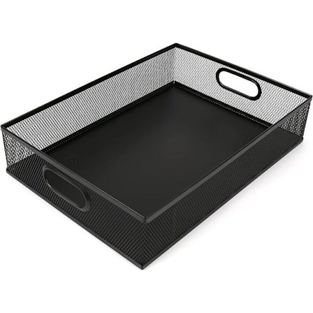 Skrivebordsskuffarrangør, Mesh skrivebordsarrangørskuff, Kontorfilarrangør, Høyverdig metall skrivebordsarrangør oppbevaringskurv, Multifunksjonell 