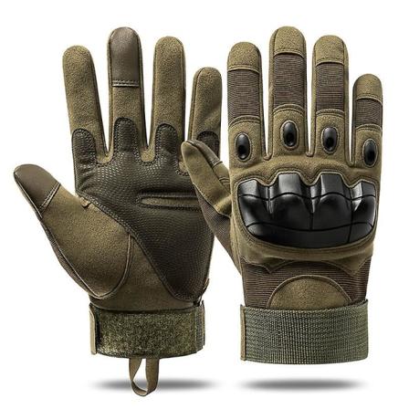 Kosketusnäyttö Suunnittelu Taktiset Sotilashanskat Urheilu Suojaava Fitness Moottoripyörä Metsästys Full Finger Gloves Moto Tarvikkeet| | Army green L
