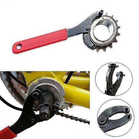 Cykel Krank Sæt Bundbeslag Hjul Aftrækker Tap Stift Nøgle Værktøj (1 stk)