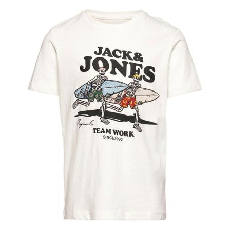 Jack & Jones T-shirt , Wit , Heren , Maat: L